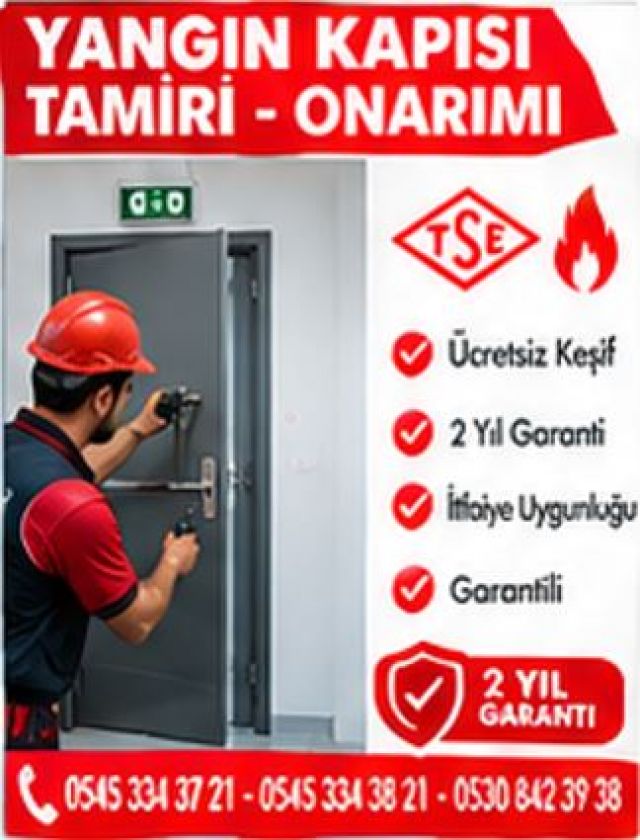 Çekmeköy Yangın Kapısı Fitil Değişimi ve Bakım İşlemleri